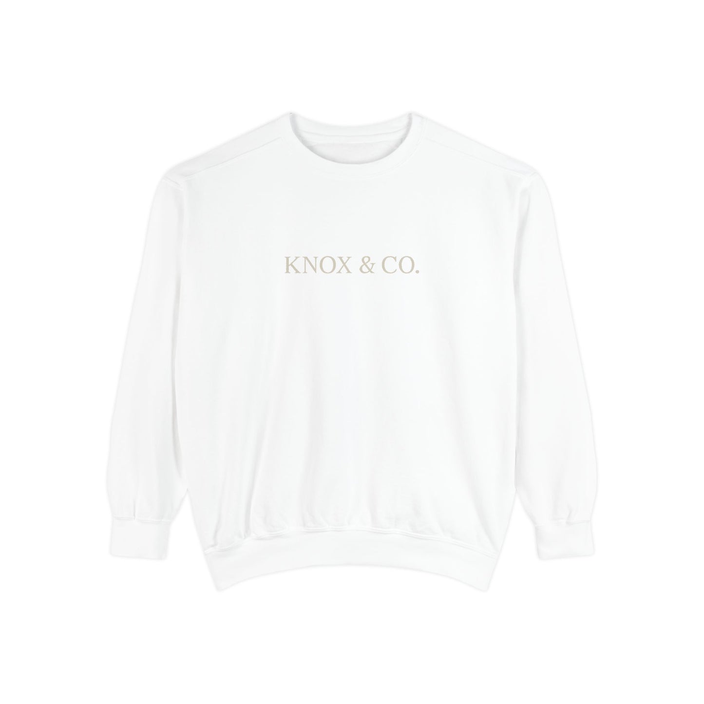 Knox & Co. Classic Crew – Cream Print Edition