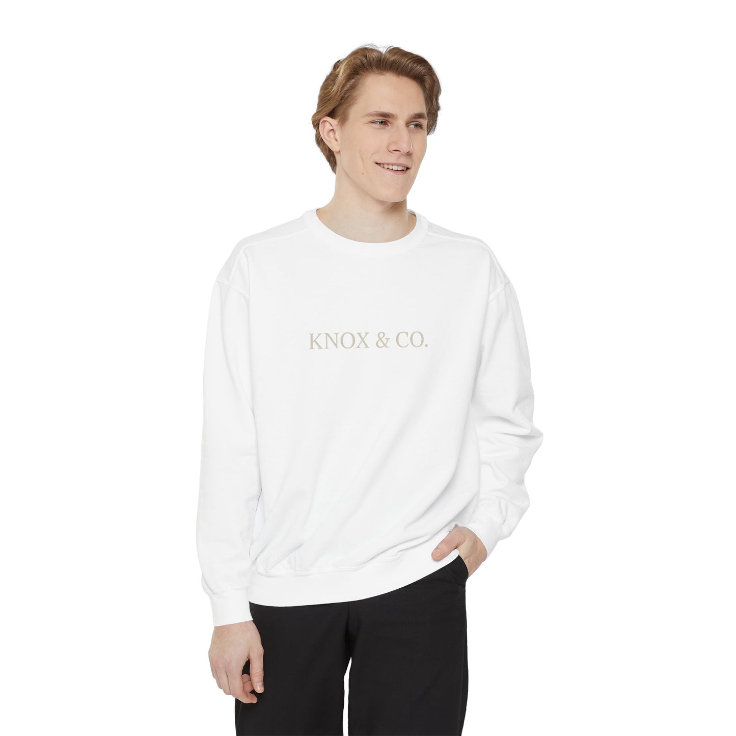 Knox & Co. Classic Crew – Cream Print Edition